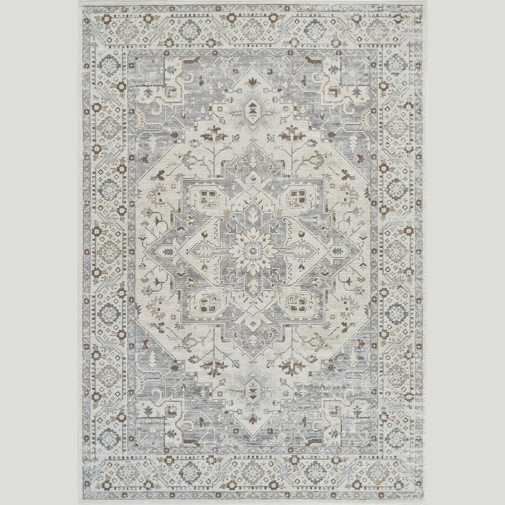 Nairobi Grey Medallion Rug – 5x8-thumbmail-1