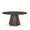 Perspective shot of the light wood variant highlighting the organic texture and contemporary geometric design
