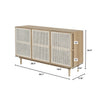 Technical diagram providing detailed measurements including the 59-inch width and 31.5-inch height of the unit