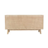 Rear view showing the solid finished wood back panel and sturdy construction