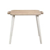 Straight-on front view showcasing the clean architectural lines and light natural wood finish