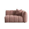 Full back view of the Noel cream sofa showing clean lines