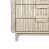 Close-up view of the top drawer open showcasing the smooth metal side glides and high-quality internal joinery