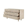 Front view with three drawers open showcasing the high-capacity storage and smooth internal construction
