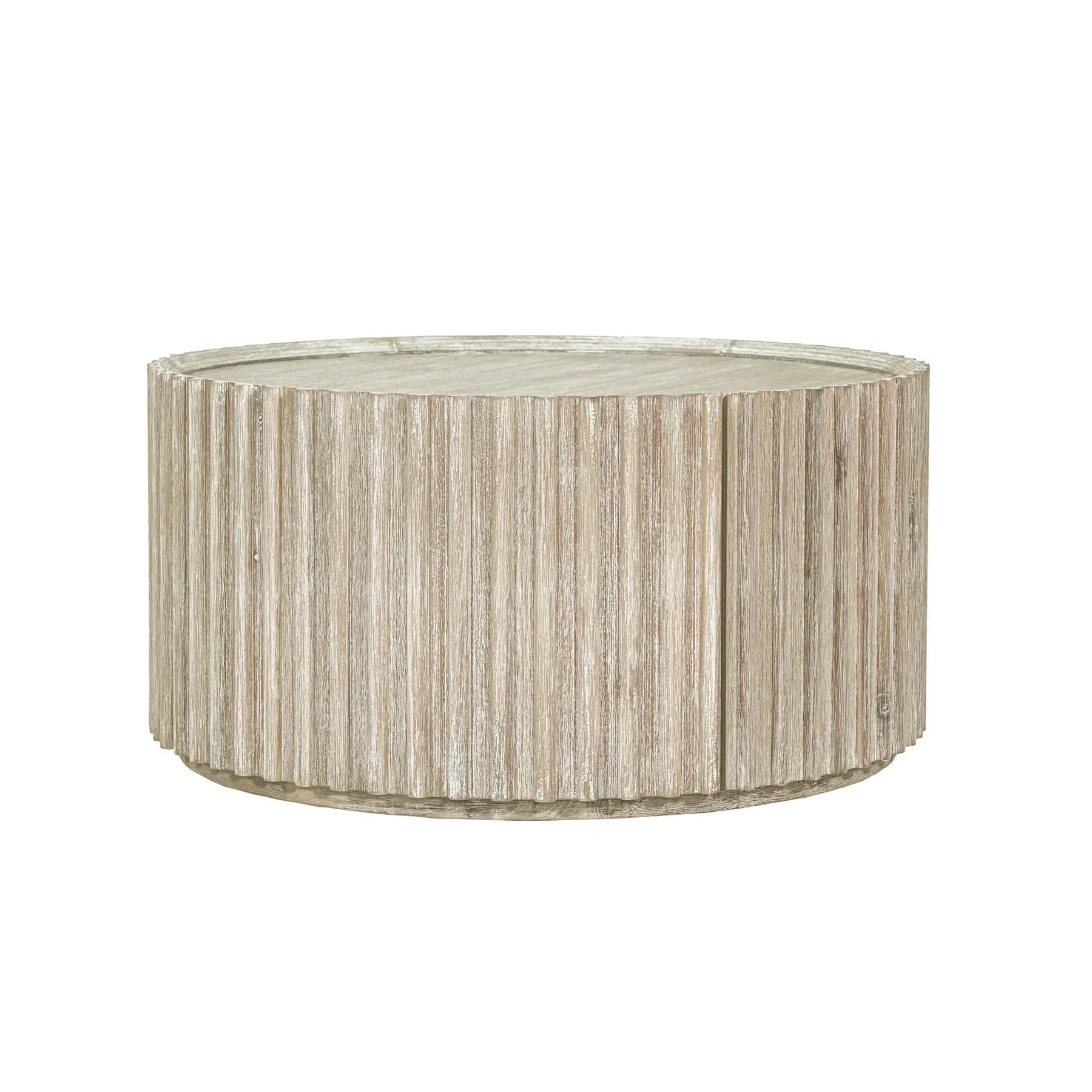 Front view of the Oasis rectangular coffee table featuring a clear glass top and a minimalist metal frame