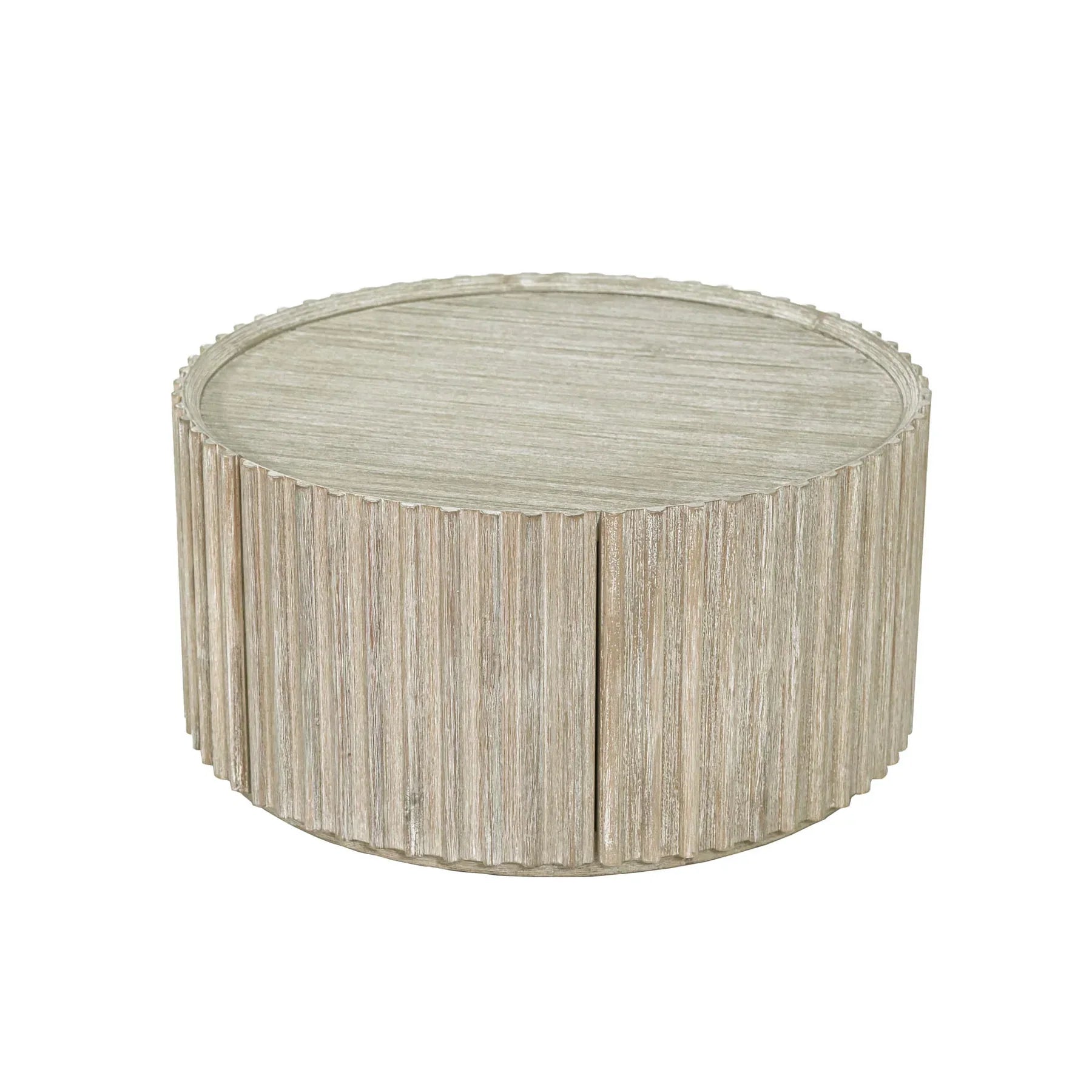 Front view of the Oasis rectangular coffee table featuring a clear glass top and a minimalist metal frame