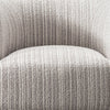 Close-up of textured upholstery on Odin accent chair