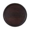 Detailed view of the precision fit where the white marble top rests securely within the bronze metal support frame