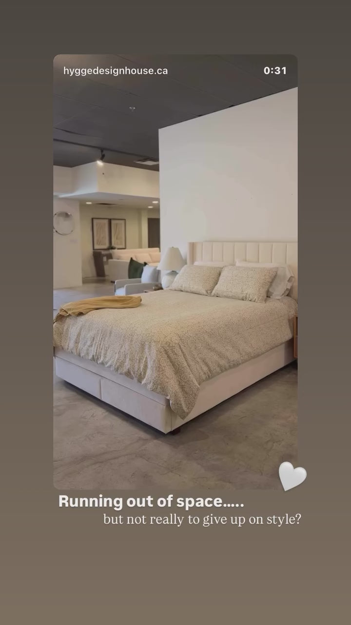 Norell Queen Storage Bed With Drawers - Bone-thumbmail-7