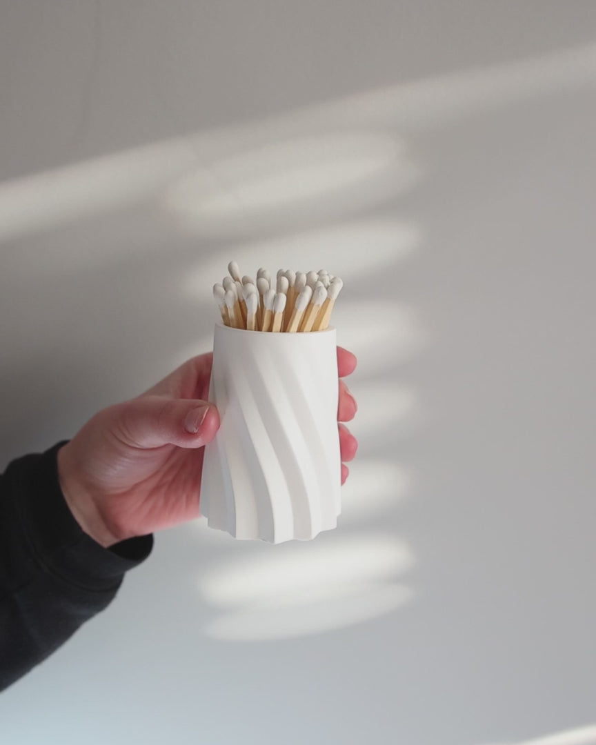 White Concrete Safety Match Set [x1]-thumbmail-6