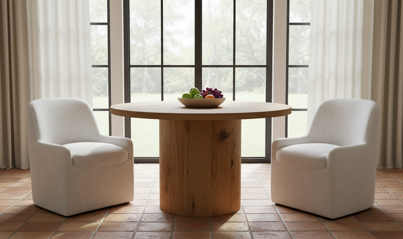 Hansen Dining Table Rustic Oak