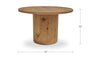 Hansen Dining Table Rustic Oak