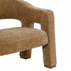 Quinn club chair chai fabric upholstery armrest detail