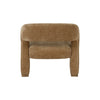 Quinn club chair in chai fabric back view