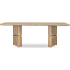 Alternate perspective view emphasizing the substantial profile and natural wood grain of the Lioness finish