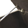 Close-up view of the bench with the lid open to reveal the spacious storage interior and safety gas-lift hinges