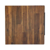 Macro top-down detail shot showcasing the natural wood grain variations and rich finish of the Remix collection