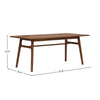 Alternative angled perspective highlighting the natural wood grain and warm brown tones of the acacia construction