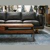 Alternative lifestyle shot showing the coffee table in a spacious loft setting with industrial accents