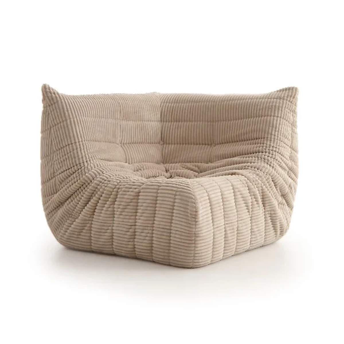 Corner accent chair beige - hygge design house