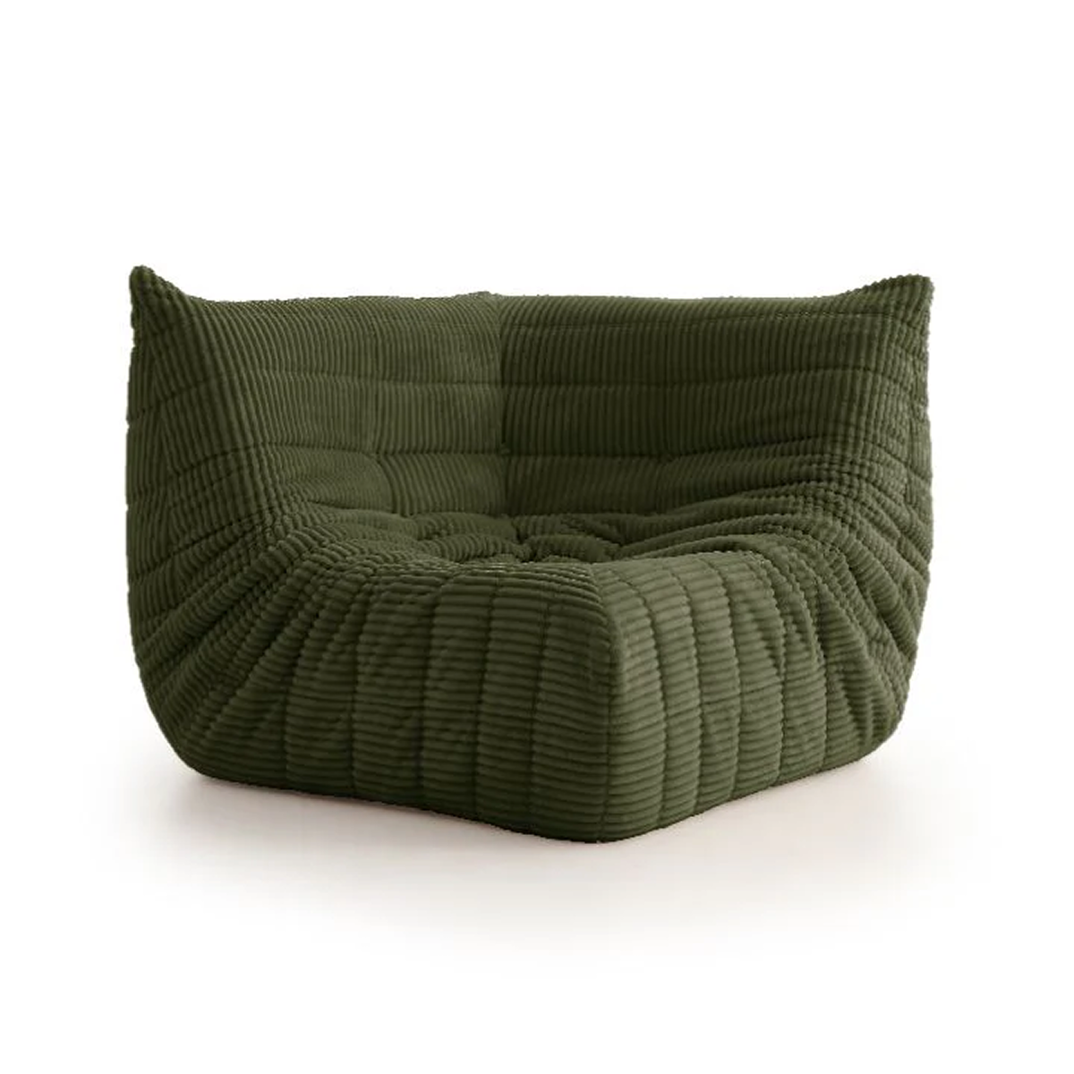 Corner accent chair green - hygge design house