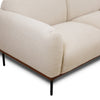 Armrest detail of Rodeo Sofa in beige believe fabric upholstery