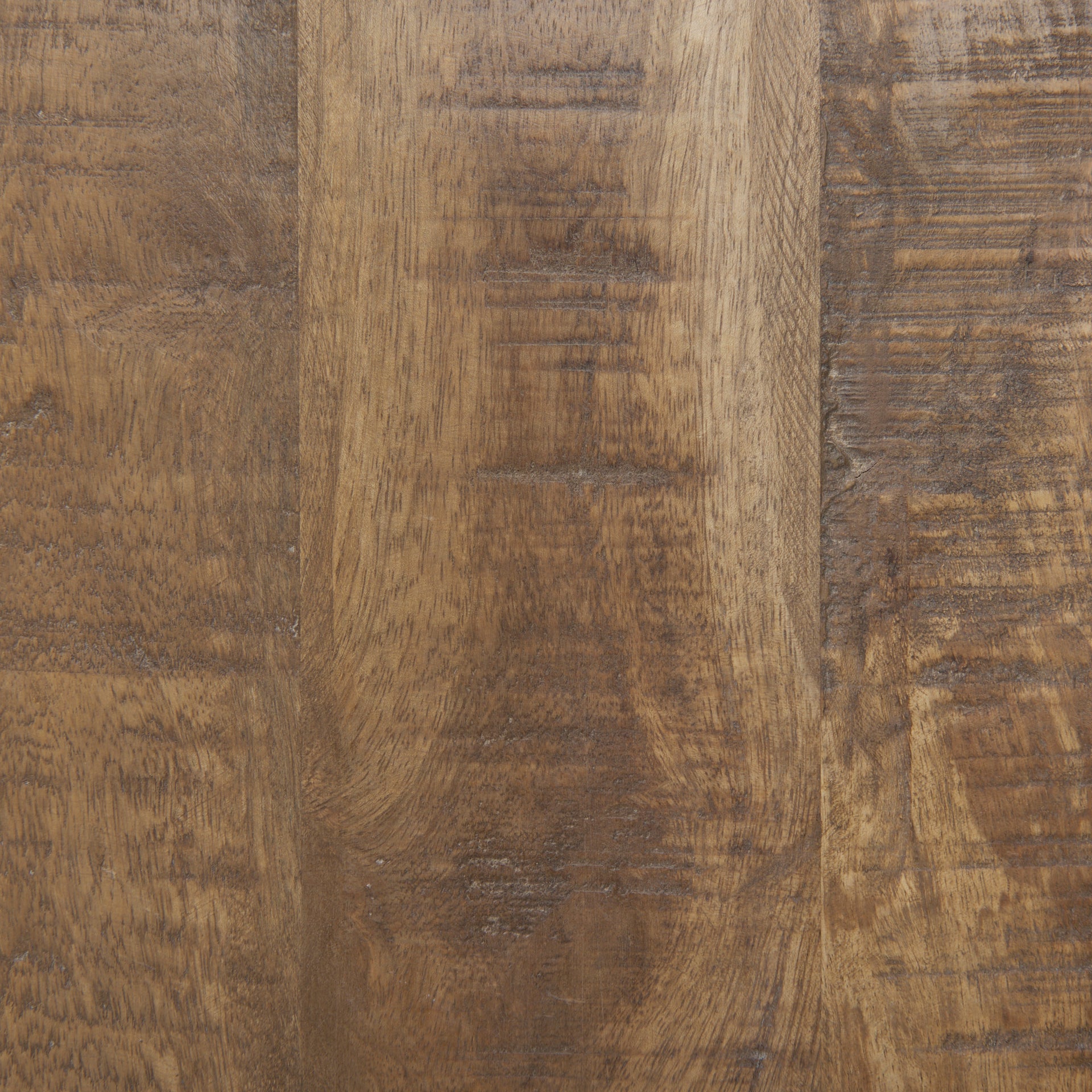 Macro view focusing on the rich wood grain and the artisanal finish of the Rosie collection