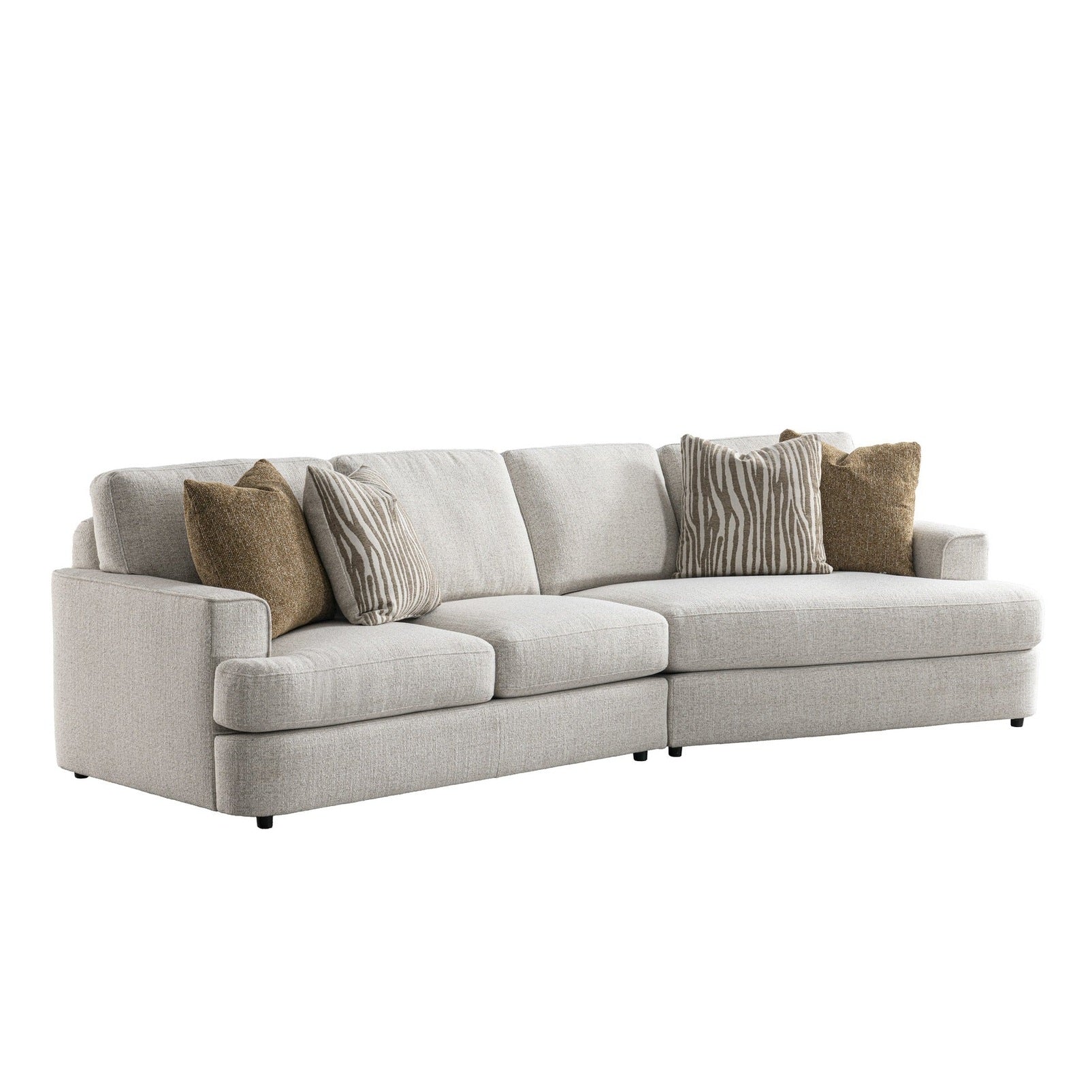 Cara 2 PCs Sectional w/4 Pillows - Right Cuddler-thumbmail-2