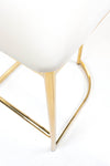 Monti Gold & Cream Velvet Counter Height Stool