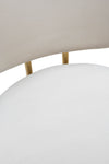 Monti Gold & Cream Velvet Counter Height Stool