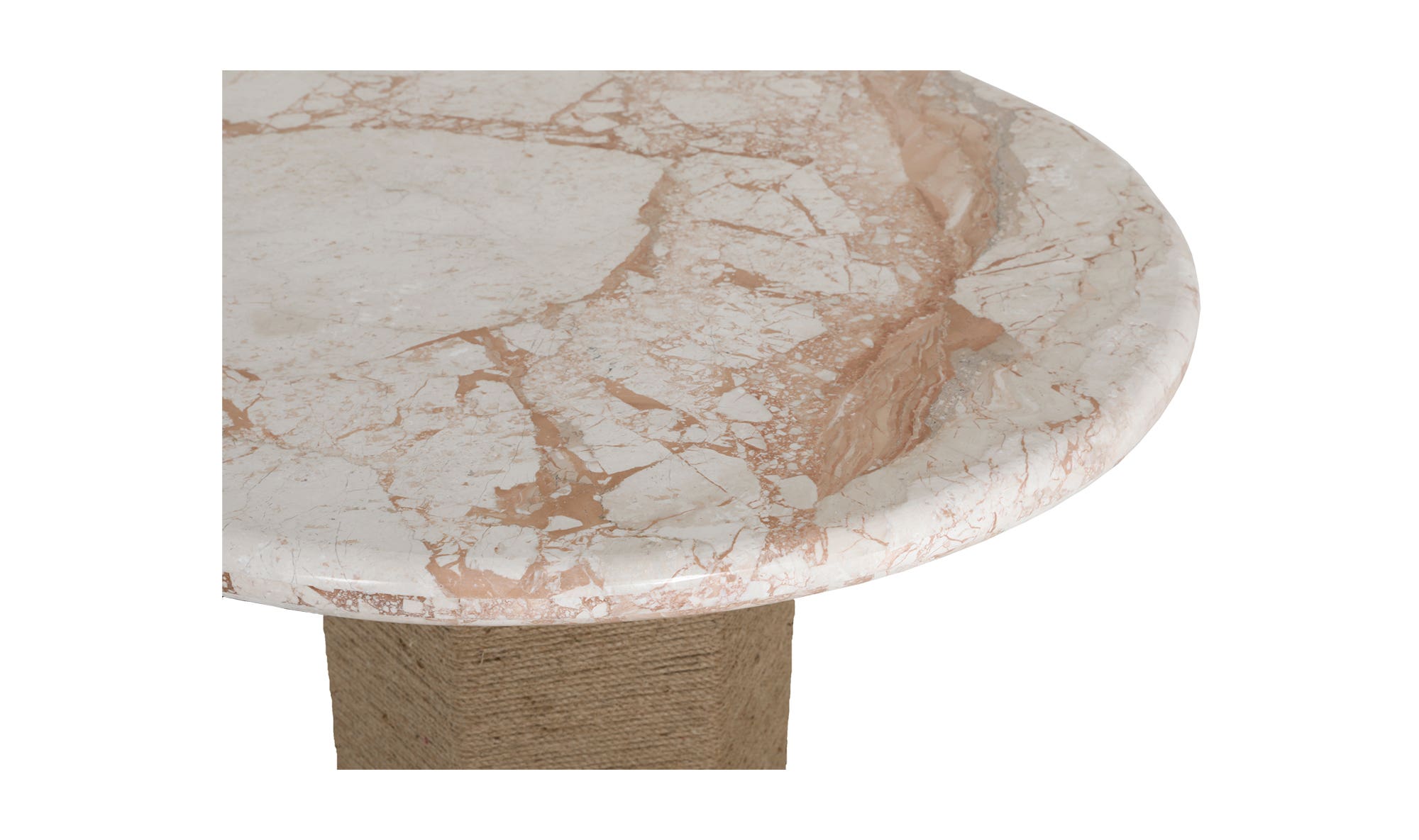 Alternative angled view focusing on the geometric silhouette and textured finish of the dual pedestal base
