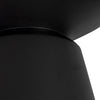 Close-up macro shot focusing on the seamless architectural transition between the circular top and the tapered base
