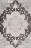 Siena Grey Abstract Modern Area Rug