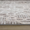 Siena White Woven Diamond Pattern Area Rug