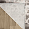Siena White Woven Diamond Pattern Area Rug