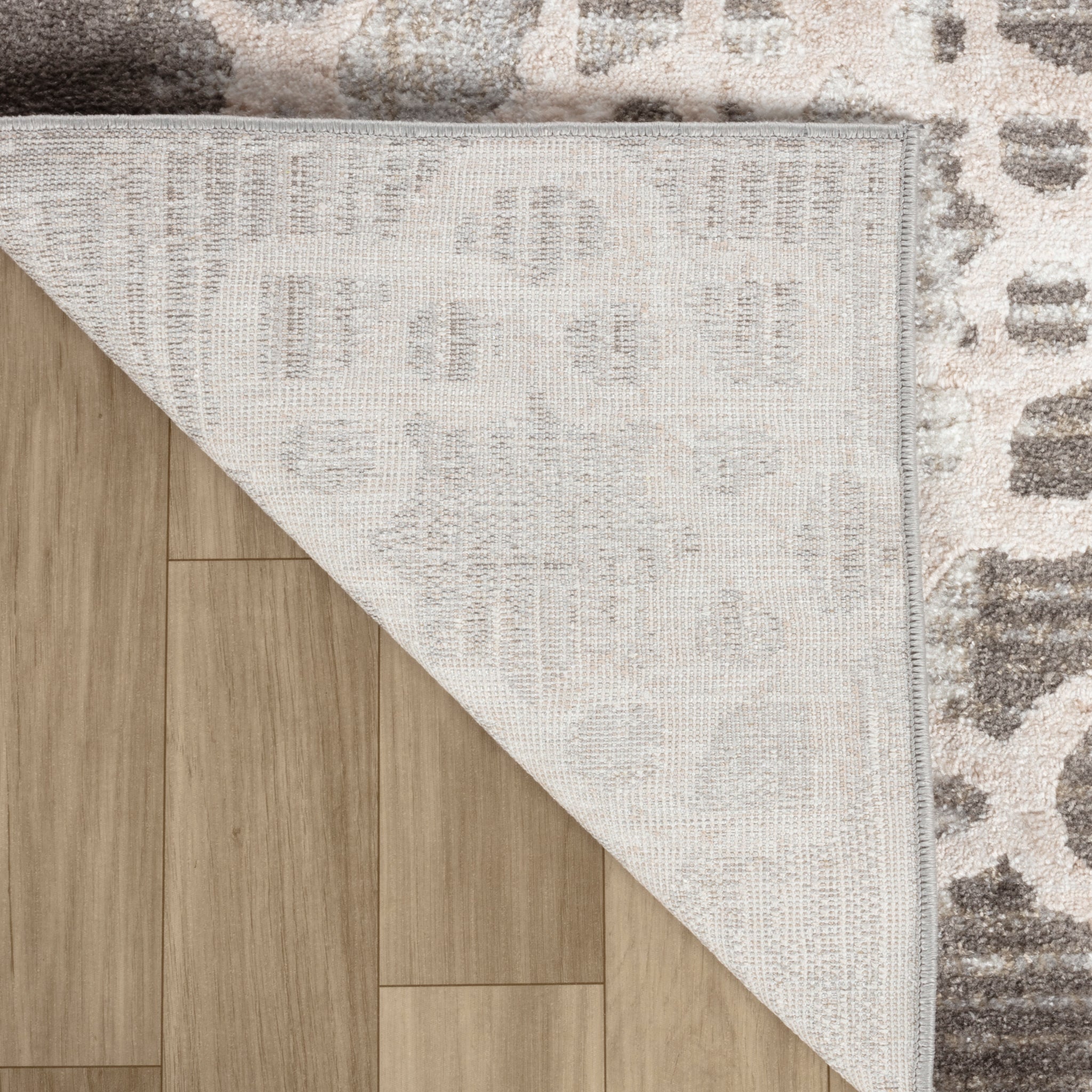 Siena White Woven Diamond Pattern Area Rug-thumbmail-5