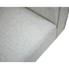 Close-up of the plush cushion joint where two Skive modular units connect