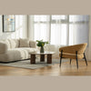 Fulla Round Coffee Table with Ceramic Top