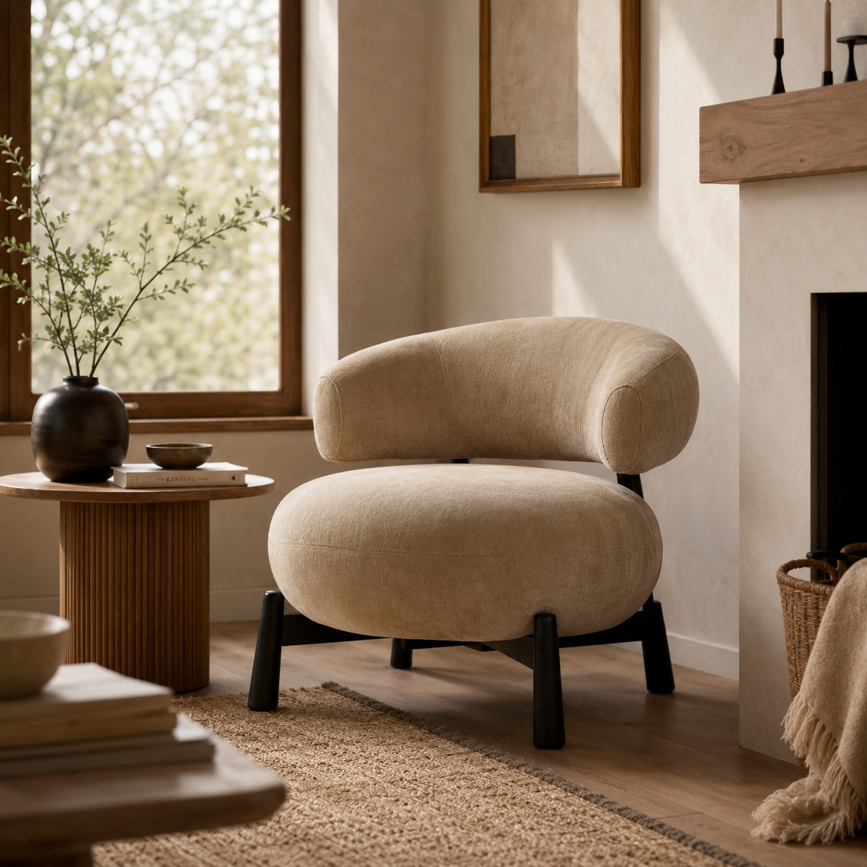 Sora Fabric Leisure Chair