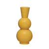 Stoneware Vase - Matte Mustard Color