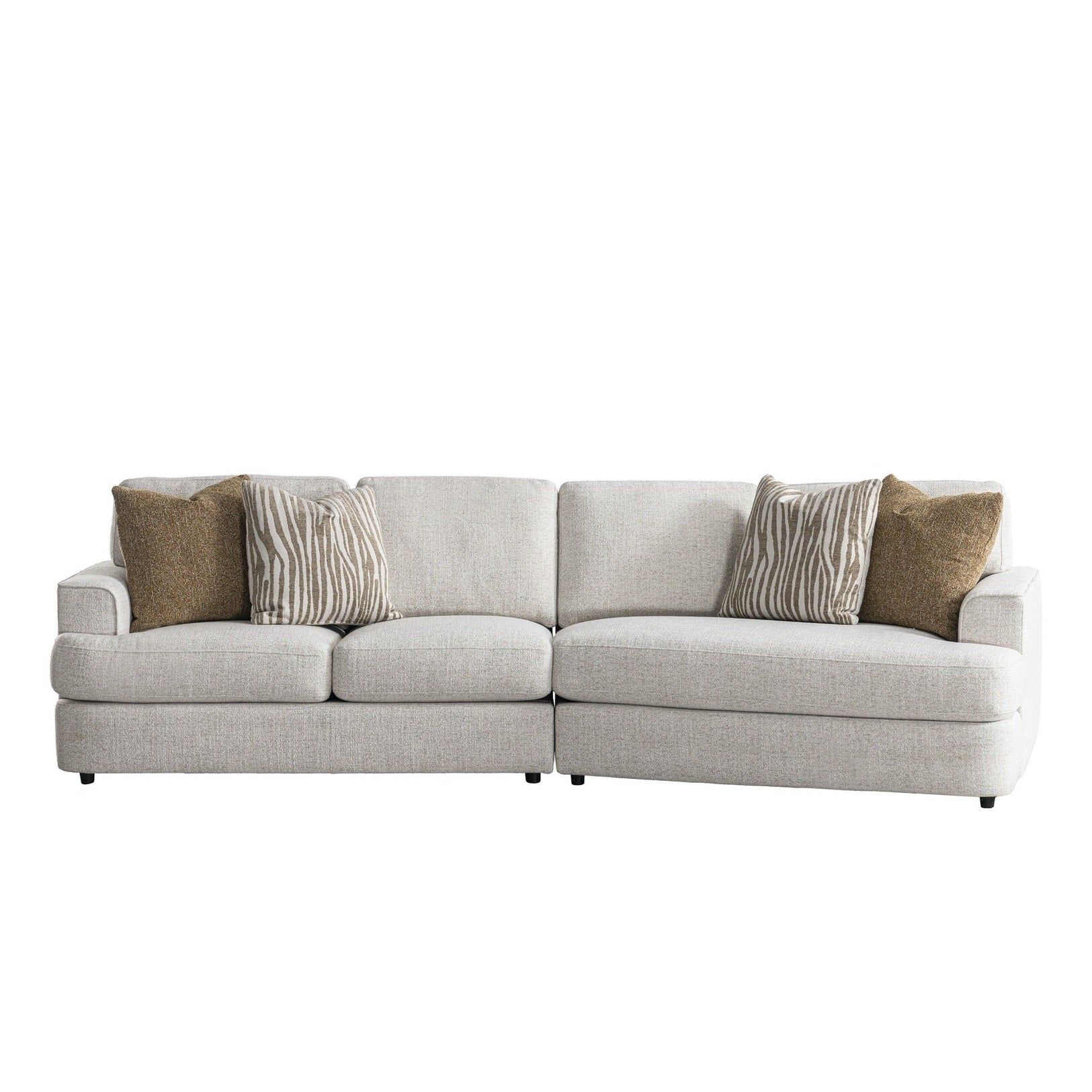 Cara 2 PCs Sectional w/4 Pillows - Right Cuddler-thumbmail-1