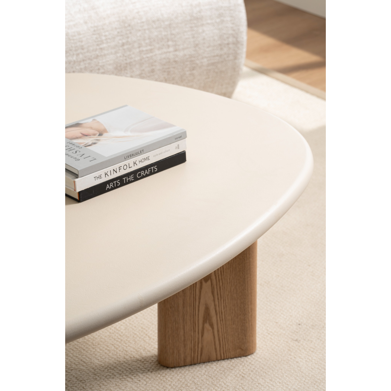 Vidar Coffee Table with Micro Cement Top