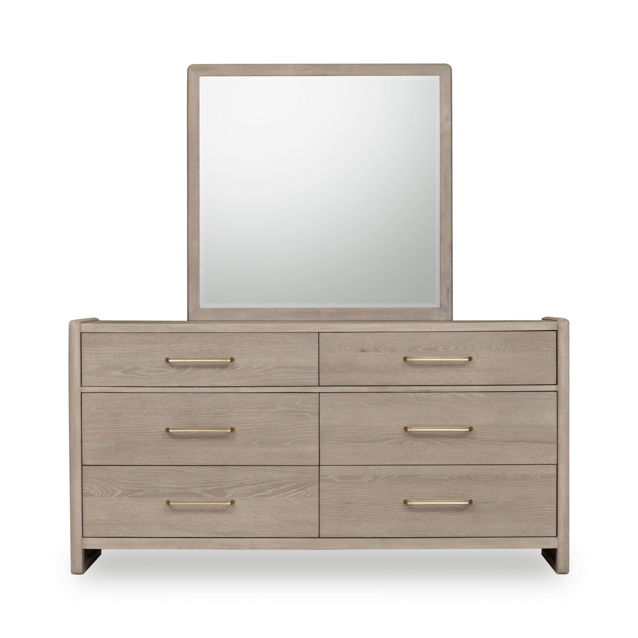 Bjorn Six Drawer Oak Wood Dresser in Chai-thumbmail-1