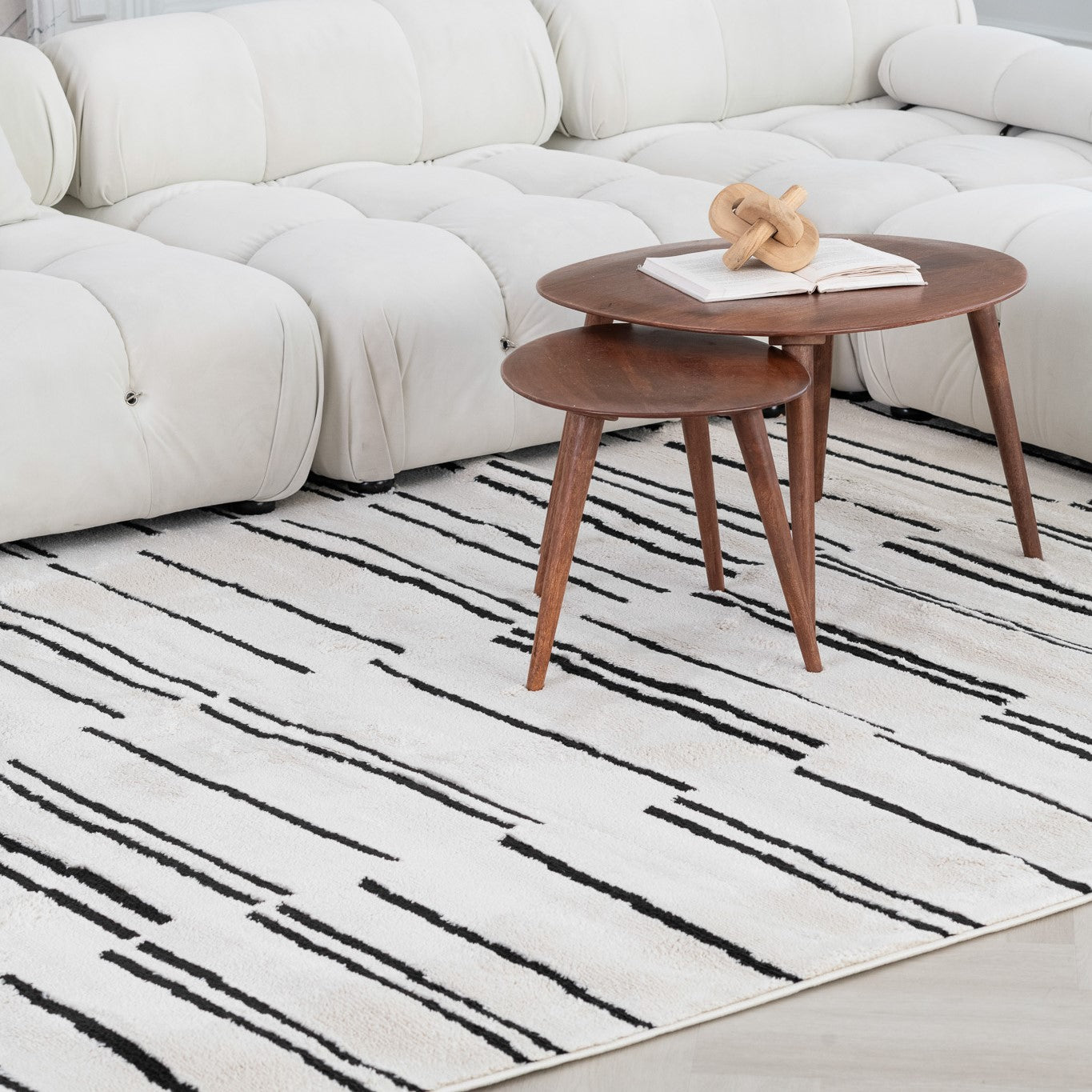 Dorus Cream Linear Stripe Rug – 5x8-thumbmail-4