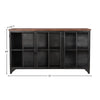 Technical line drawing providing detailed measurements including the 63-inch width and 31.5-inch height of the unit