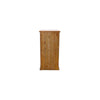 Rear view showing the solid finished wood back panel and sturdy construction