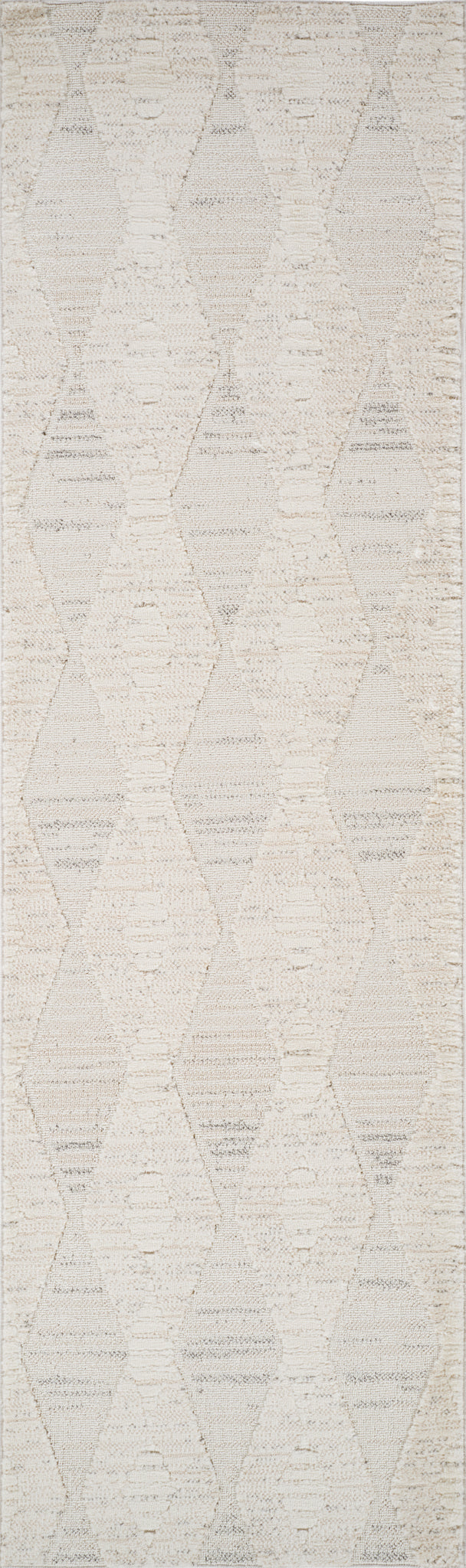 Tulum Cream Tribal Diamond Area Rug