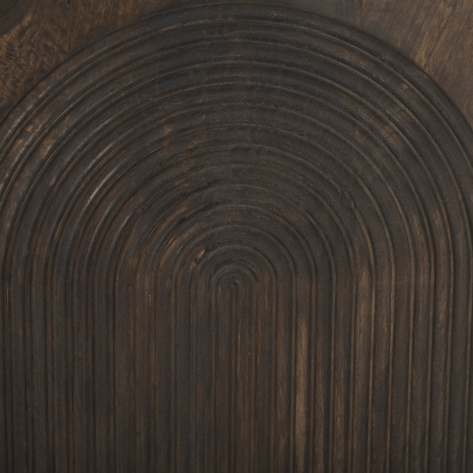 Front view of Tucker 2 door accent cabinet in light natural wood finish