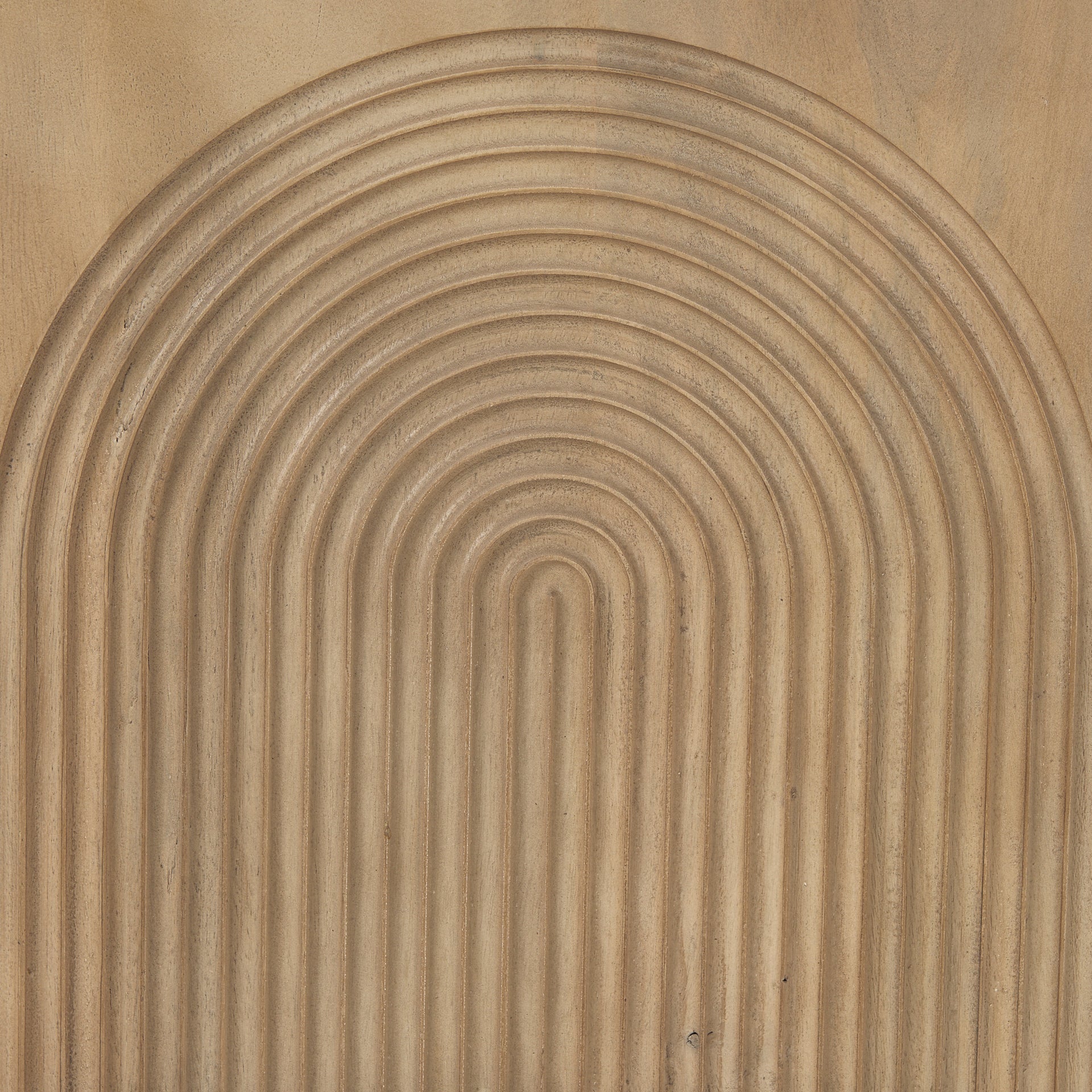 Front view of Tucker 2 door accent cabinet in light natural wood finish