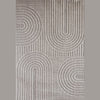 Utopia Grey Geometric Modern Area Rug – 5' x 8'